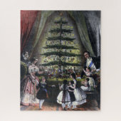 De kerstboom van koningin Victoria Legpuzzel (Verticaal)