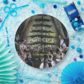 De kerstboom van koningin Victoria Papieren Bordje (Feest)