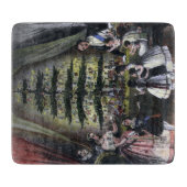 De kerstboom van koningin Victoria Snijplank (Voorkant)