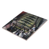 De kerstboom van koningin Victoria Tegeltje (Zijkant)