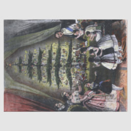 De kerstboom van koningin Victoria Tissuepapier