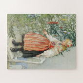 De kerstboom versieren - Carl Larsson Legpuzzel (Horizontaal)
