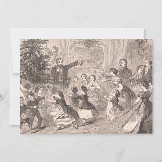 De kerstboom | Winslow Homer Feestdagenkaart (Voorkant)