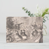 De kerstboom | Winslow Homer Feestdagenkaart (Staand voorkant)