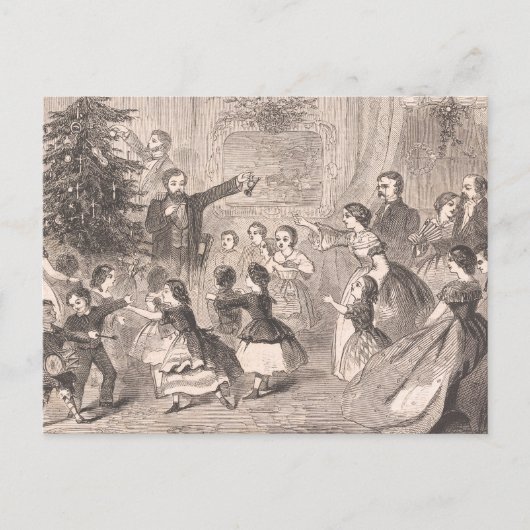 De kerstboom | Winslow Homer Feestdagenkaart (Voorkant)