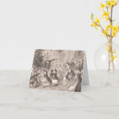 De kerstboom | Winslow Homer Kaart (Gele Bloem)