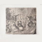 De kerstboom | Winslow Homer Wandkleed (Voorkant (horizontaal))