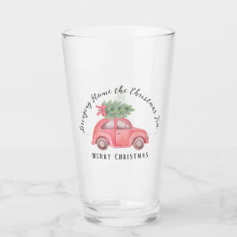 De kerstboomglijder thuis brengen glas