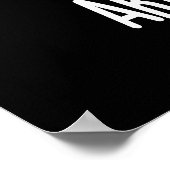 De kerstboompels zijn zo vaag donkerder BG Poster (Hoek)