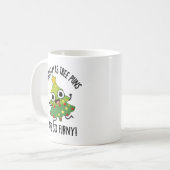 De kerstboompuns zijn zo grappig. koffiemok (Voorkant links)