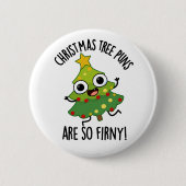 De kerstboompuns zijn zo grappig. ronde button 5,7 cm (Voorkant)