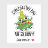 De kerstboompuns zijn zo grappig. sticker (Vel)