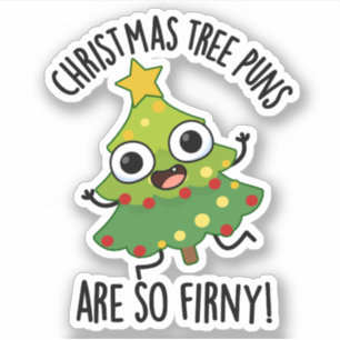 De kerstboompuns zijn zo grappig. sticker