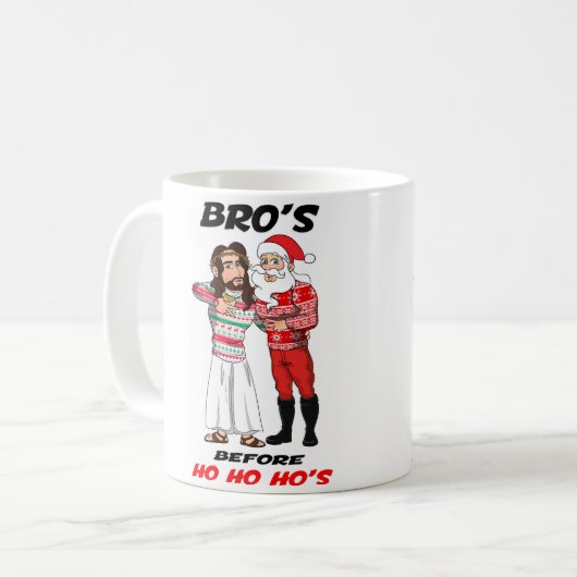 De kerstbros koffiemok (Voorkant links)