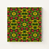 De kerstcactus...... notitieboek (Achterkant)