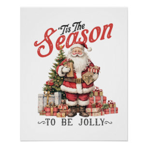 De kerstcadeau is het seizoen perfect poster