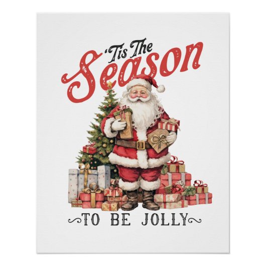 De kerstcadeau is het seizoen perfect poster (Voorkant)