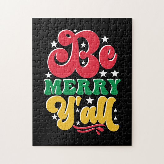 De kerstcadeau is mooi in het jaar legpuzzel (Verticaal)