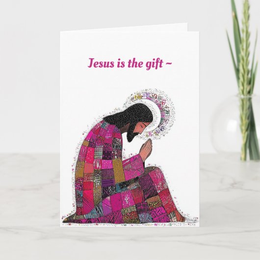 DE KERSTCADEAU VAN JEZUS KAART VOOR IEDEREEN (Voorkant)