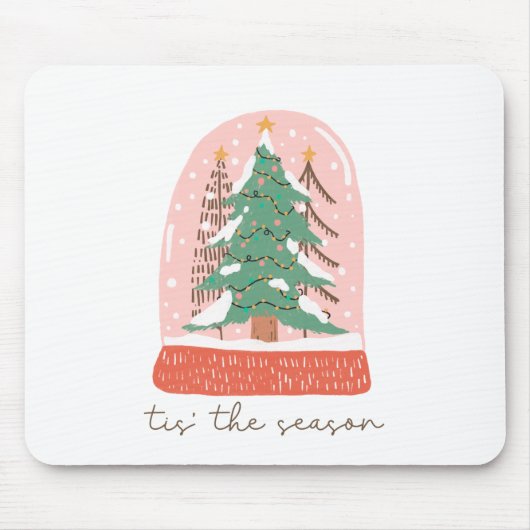 De kerstcadeauboom is het seizoen muismat (Voorkant)