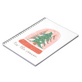 De kerstcadeauboom is het seizoen notitieboek (Linkerzijde)