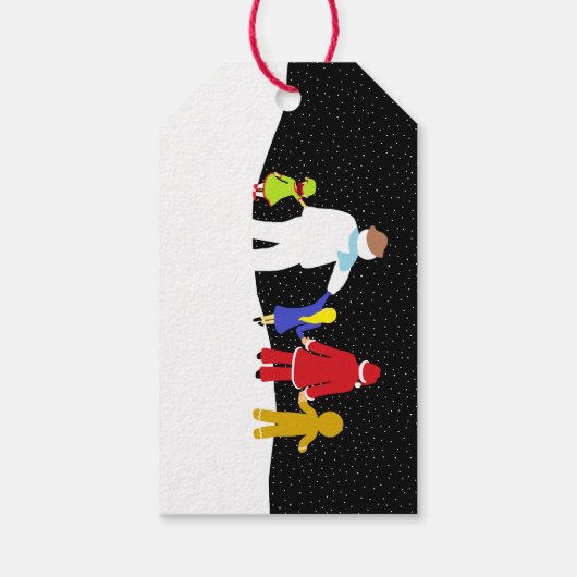 De kerstcadeauLabels van de feestdag Cadeaulabel (Achterkant)