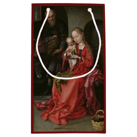 De kerstcadeautas van de Heilige Familie Klein Cadeauzakje (Achterkant)