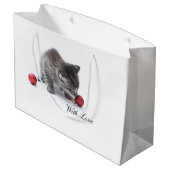 De kerstcadeautas voor de orthodoxe kerst large cadeautasje (Achterkant Gekanteld)