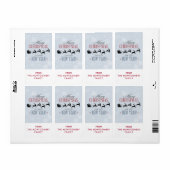 De kerstcadeautje van de kerstman met zijn vliegen etiket (Full Sheet)