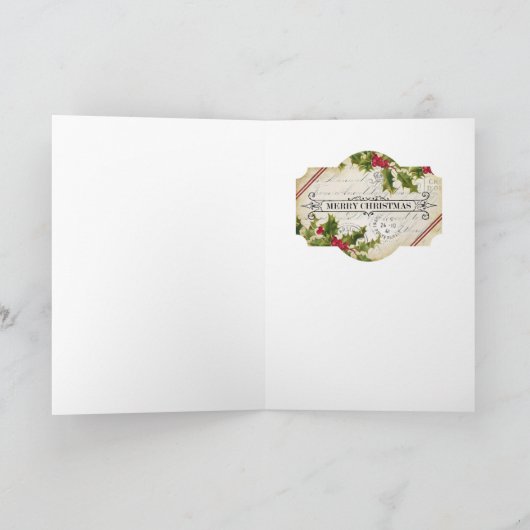 De kerstdagen van de insecten feestdagen kaart (Binnen)