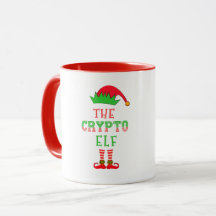 De kerstfamilie Crypto Elf komt overeen met