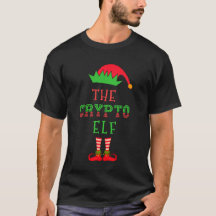 De kerstfamilie Crypto Elf komt overeen met Pajama
