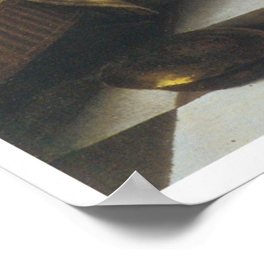 De kerstfeest, 1664 Jan Steen Poster (Hoek)