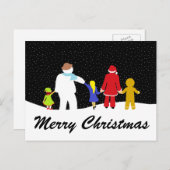 De kerstfeestdag feestdagenkaart (Voorkant / Achterkant)