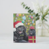 De kerstfeestdag Kaart (Staand voorkant)