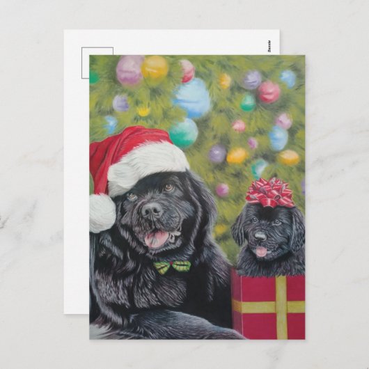 De kerstfeestdag Kaart (Voorkant / Achterkant)