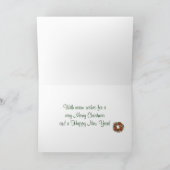 "De kerstfeestdag" - Kerstmis Feestdagen Kaart (Binnen)