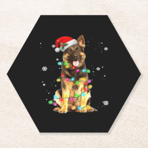 De kerstfeestelijke kerstfeestdagen van de herders kartonnen onderzetters