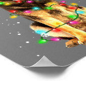 De kerstfeestelijke kerstfeestdagen van de herders poster (Hoek)