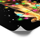 De kerstfeestelijke kerstfeestdagen van de herders poster (Hoek)