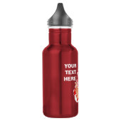 De kerstfles personaliseren waterfles  (Links)