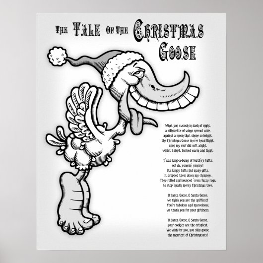 De kerstgans poster (Voorkant)