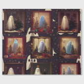 De kerstgeesten cadeaupapier (Vlak)