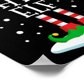 De kerstgroep Chill Elf komt overeen met de kerstg Poster (Hoek)
