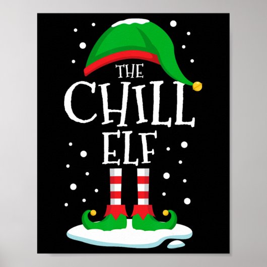 De kerstgroep Chill Elf komt overeen met de kerstg Poster (Voorkant)