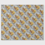 De kerstgroet van 1920 voor de luiers cadeaupapier (Vlak)