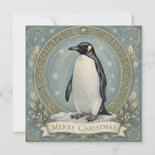 De kerstgroet van de keizer kaart (Voorkant)