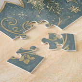 De kerstgroet van de keizer legpuzzel (Zijkant)