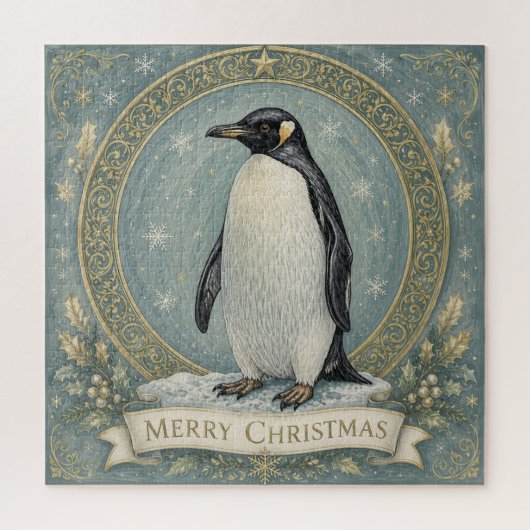 De kerstgroet van de keizer legpuzzel (Verticaal)