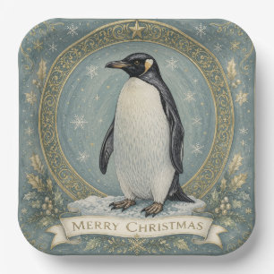 De kerstgroet van de Keizer Papieren Bordje